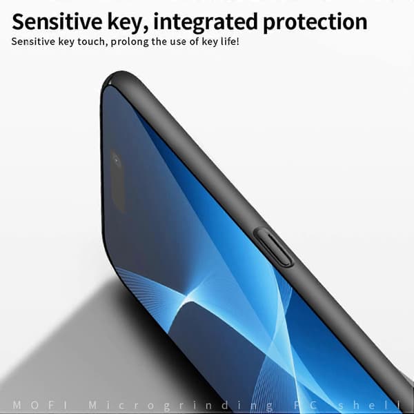 För iPhone 17 Air Mobilskal MOFI Shield Matte Series Ultratunt PC Skyddsfodral - Blå (Blå)