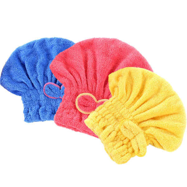Hårtørrende håndklæde 3 pakker, hurtigtørrende mikrofiber hårhåndklæde,