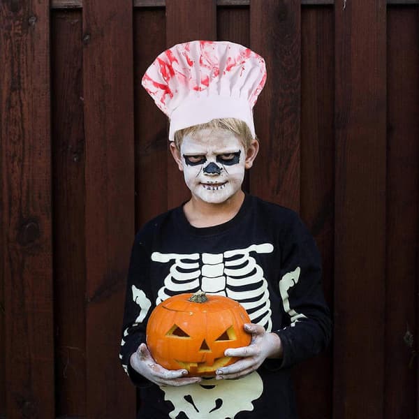 Halloween Blodig Hat Madlavningshat til Halloween Temafest A