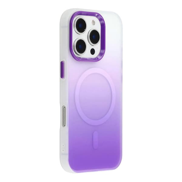 Fodral för iPhone 16 Pro kompatibelt med MagSafe Gradient Frosted Design PC + TPU Mobilskal