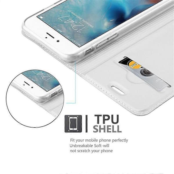 iPhone 6 / 6S suojakotelo - mattapinta korttipaikalla A