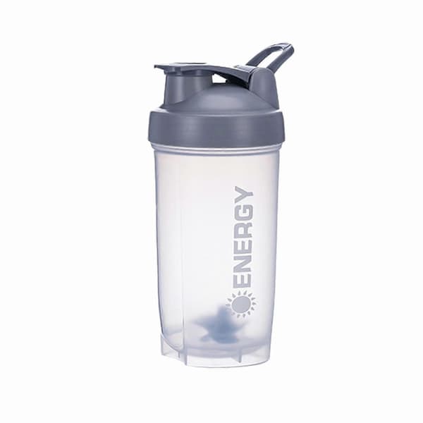 KAGAYD 1-pack (500ml/700ml) 28 Oz proteinshakerflaskor kompatibla med proteinblandningar, 2x vispar, läckagesäkra koppar A