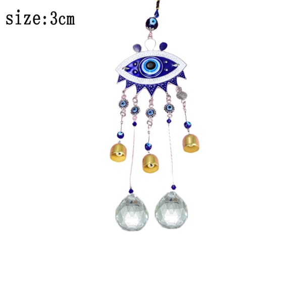 Hengende Crystal Angel Suncatcher Evil Eye Protection and Good