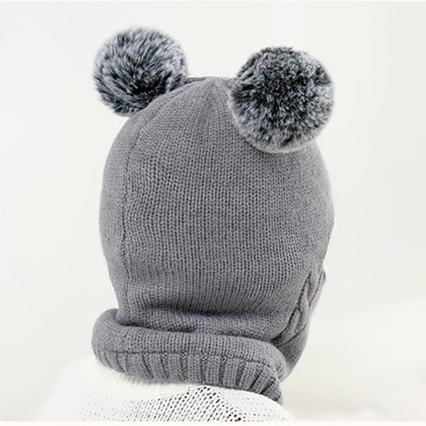 Baby Vinterhatt Halsduk Set, Unisex Spädbarn Småbarn Barn Mössa Halsduk