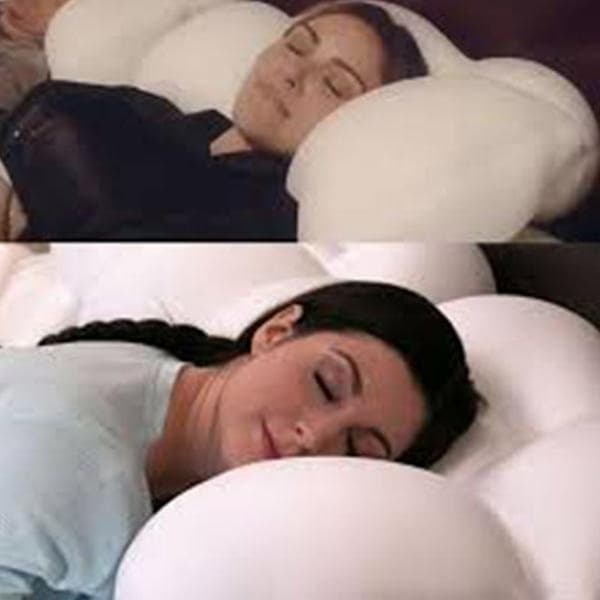3D All-round Clouds Pude Multifunktionel Sovende Æggepude Memory Foam Blød Nakkepude Lindrer A