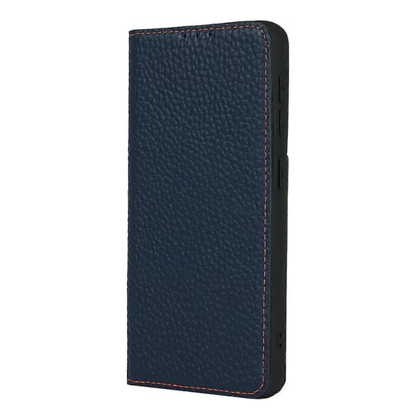 Til Samsung Galaxy S21 5G Litchi læder telefoncover (sort)