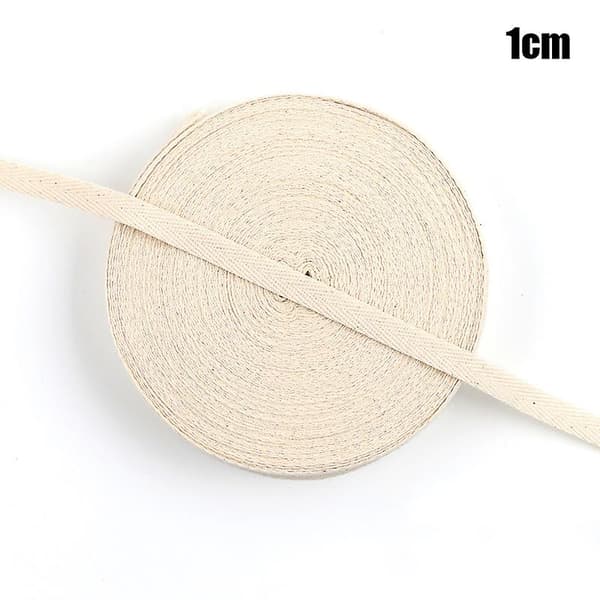 50M Bomuldsbindebånd Skråbånd Rem Syhåndværk Webbing Trim DIY A