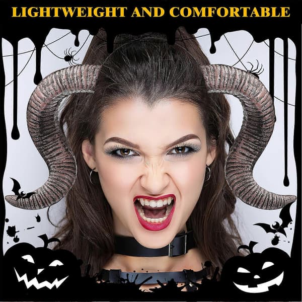 Halloween Hodeplagg Kreativ Hårbøyle for Dekor 1 stk Gylden A