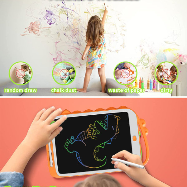 LCD-skrivplatta Barnleksaker Ljusa färgglada LCD-ritblock