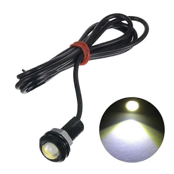 Motorcykel LED-glödlampor 12V Backspegel Blinkande Blinkerslampor 3LED Eagle