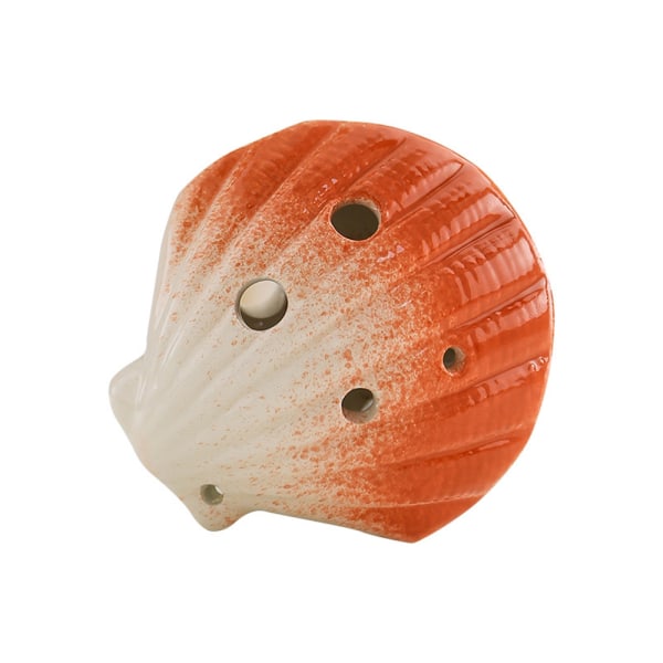 6-hullers conch Ocarina - smukt design, gaveidé til begyndere M