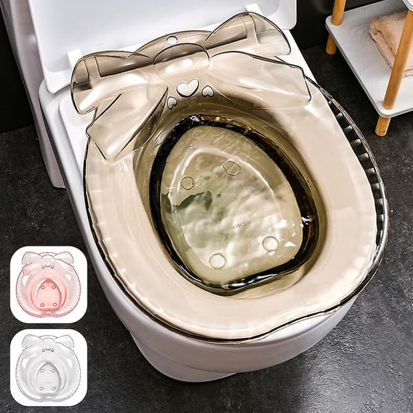 Bærbar sittebadekar bidet for barsel badekar toalettseter for baderom A