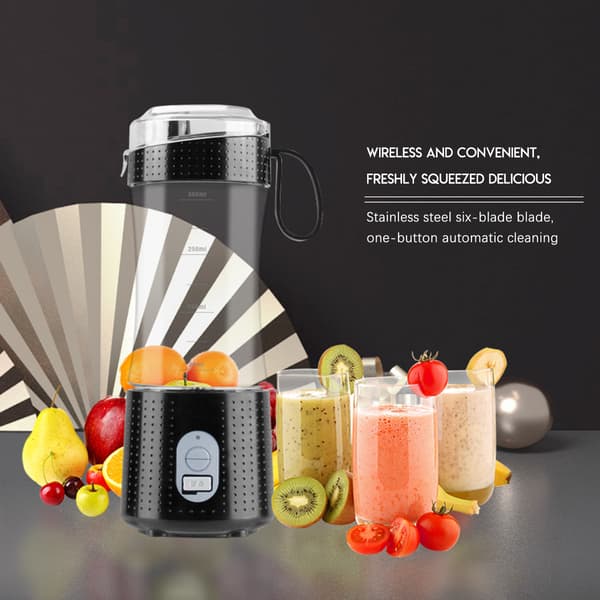 Bærbar blender personlig blender for shaker og smoothies med oppladbar USB-blenderkopp