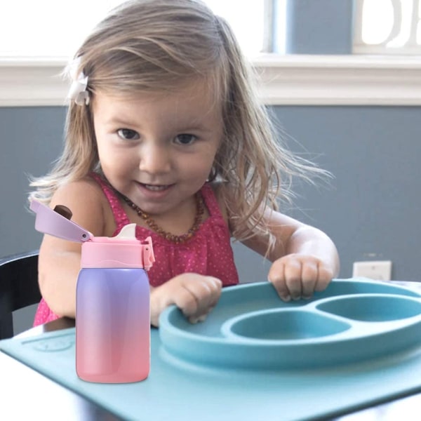 Vattenflaska för barn - isolerad flaska i rostfritt stål,