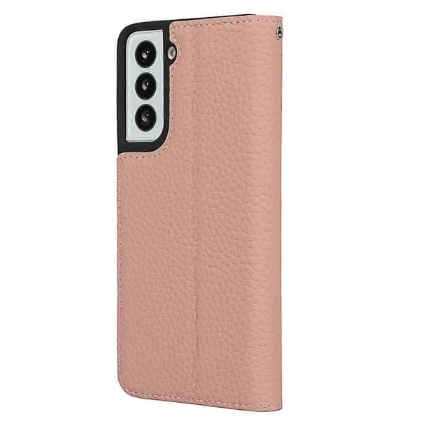 Til Samsung Galaxy S21 5G Litchi læder telefoncover (sort)