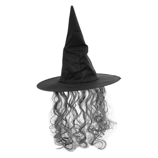 Heksehatt Halloween Maskeradehatt for å jobbe med hår A