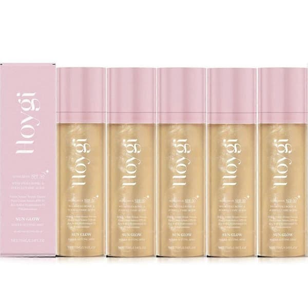Sunglaze Sheer Setting Mist Solkrem SPF 50, Skimmerende Kroppsoljetåke (5 stk)