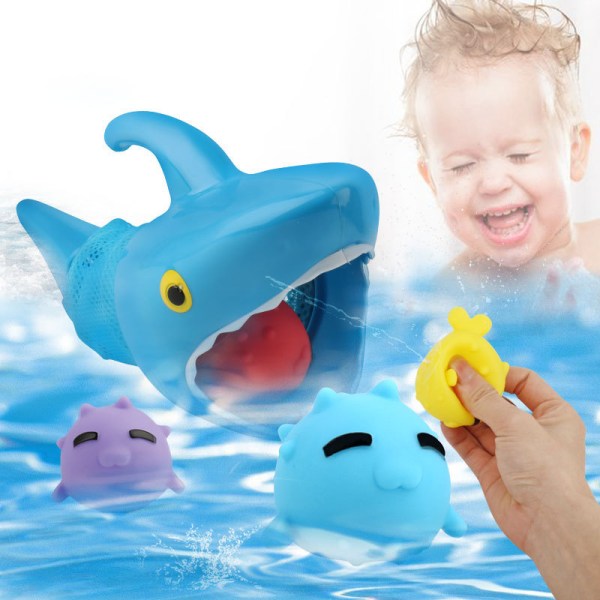 Baby Shark Badleksaker, Mögel fria badleksaker, Småbarns badleksaker,