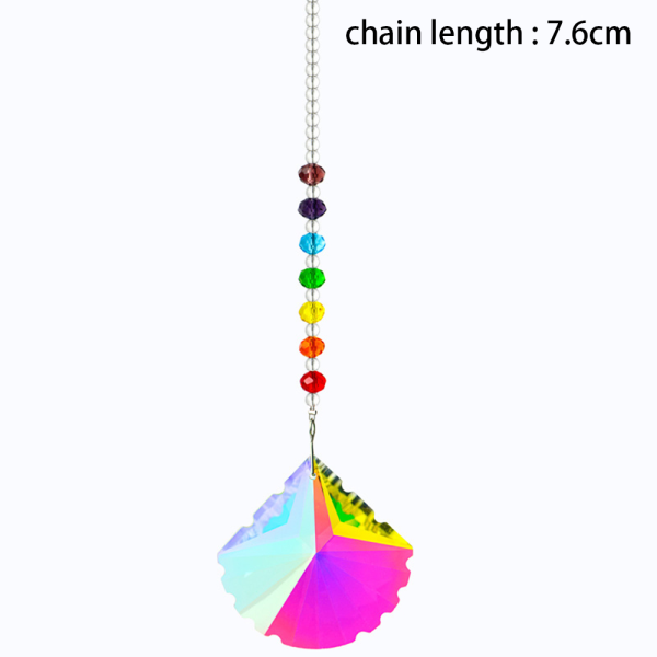 Uusi designprisma, kristallin värikäs valoprisma, kattokruunu,