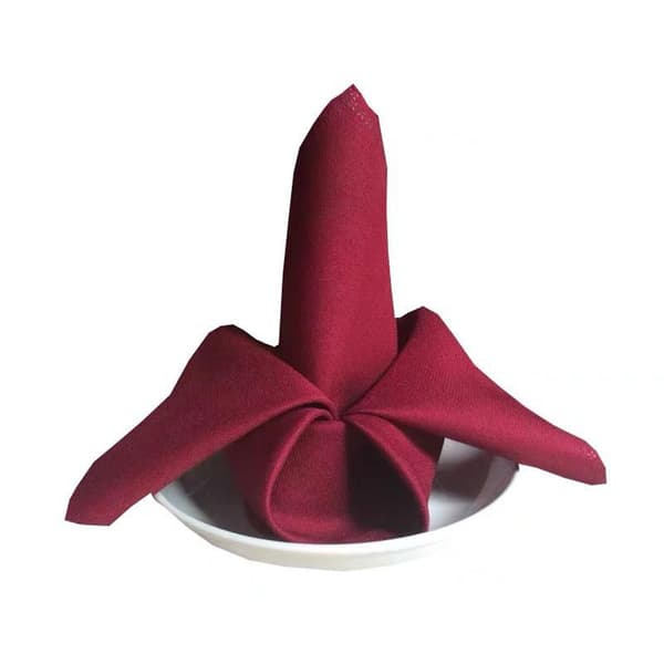 48*48cm Restaurant Bryllupsfest Bankett Middag Polyester Tøyservietter Restaurant Borddekor A