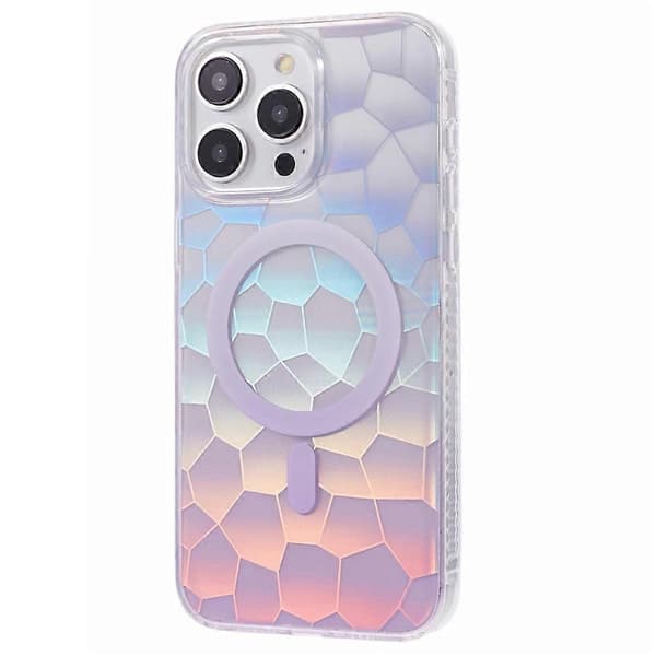 Kompatibel med iPhone 12 / 12 Pro IMD Slim Case Gradient Design TPU+Akryl Mobilskal Kompatibel med MagSafe A