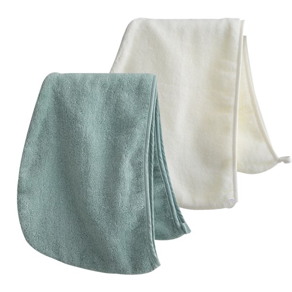 Hårhåndklædeindpakning Hurtigttørrende bomuld Superabsorberende turbanhoved