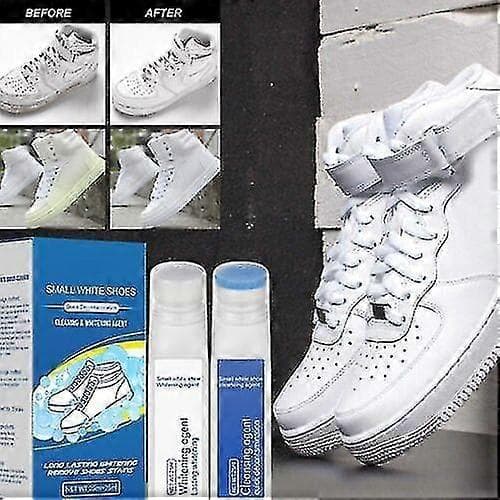 Sneakerblegningsgel, skopletfjerner og rengøringsmiddel til hvide sko A