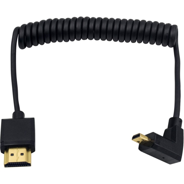 HDMI til standard HDMI-kabel, Micro HDMI til HDMI spiral kabel,