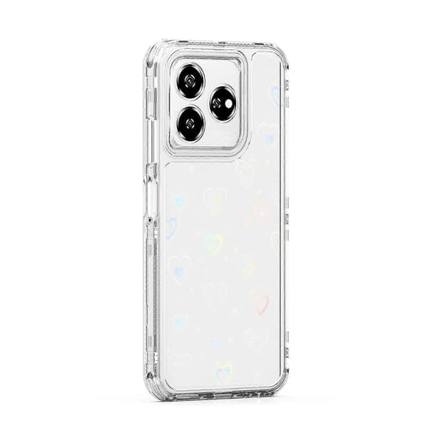 Transparent akryl laserpapper telefonfodral för ZTE Axon 60 Lite
