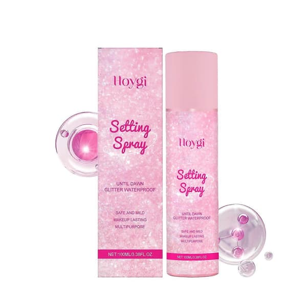 Flash Setting Spray Oljekontroll Vattentät Svettresistent Långvarig Basmakeup för Kropp Charmig Ansiktsfixer Sminkspray (1st)
