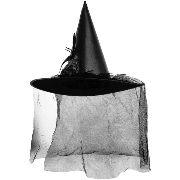Halloween-noitahattu sideharsorekvisiitta juhlakoristeluun A