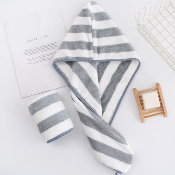 3-pak mikrofiber hårhåndklæde wrap superabsorberende hår turban