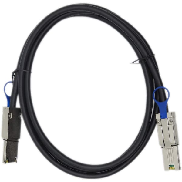 Eksternt Mini SAS 26 Pin SFF-8088 Han Til SFF-8088 Han Kabel med 28AWG, Sort, 3.3ft/1m
