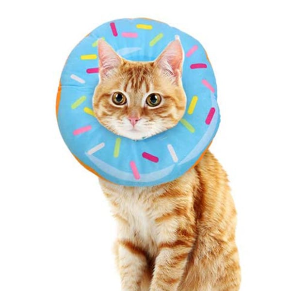 Donut Elizabeth Circle Justerbar mjuk Pet E-krage Neck
