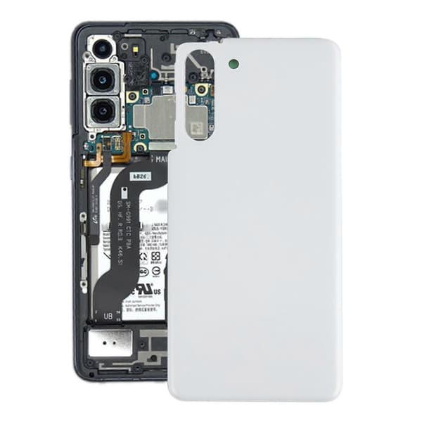 Til Samsung Galaxy S21 Batteri Bagcover Hvid