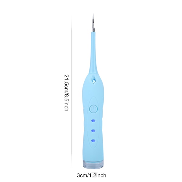 USB-virallinen sähköinen hammaskivipoistaja, värähtely, plakin ja hammaskiven poisto, hammashoito (sininen)
