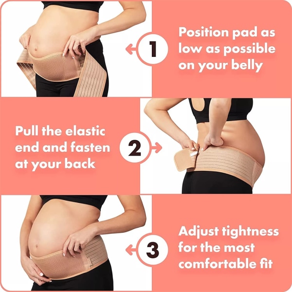 Gravide kvinders mavestøttestrop, velegnet til bækken,