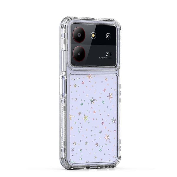 Transparent akryl laserpapper telefonfodral för ZTE Blade A54