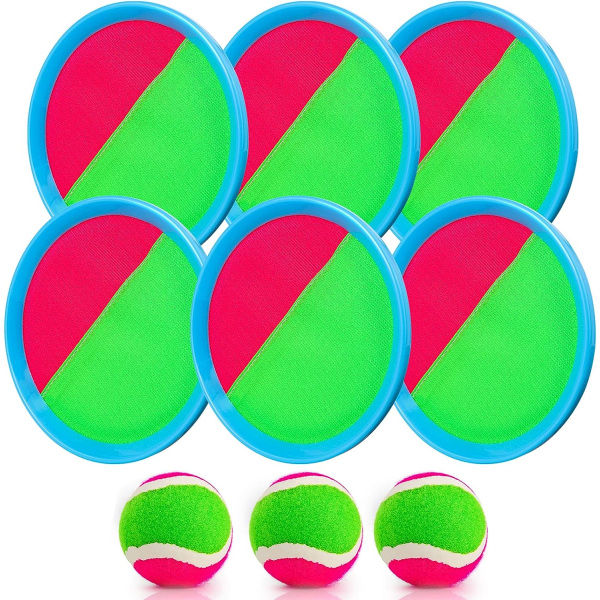 Toss and Catch Ball Set, 3 Set Catch Game Toys Outdoor Games for