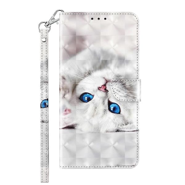 För Samsung Galaxy S22 5G 3D Målat Läderfodral