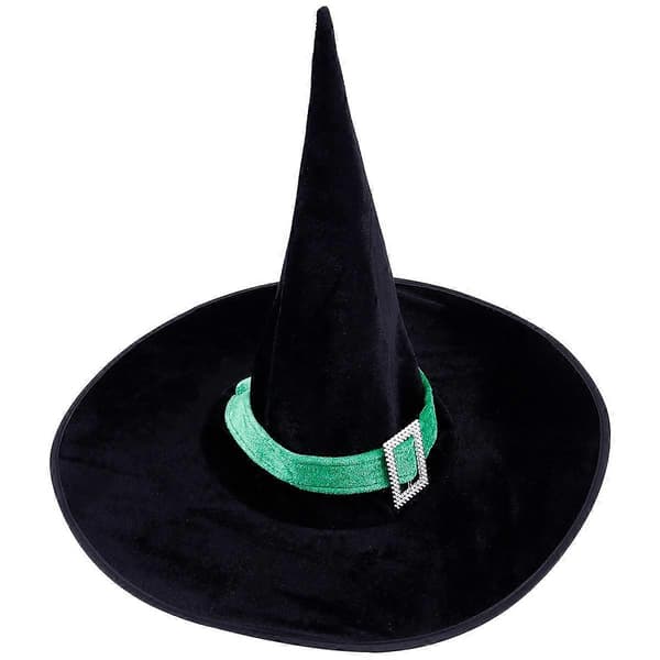 Maskerade heksehat til fest Halloween kostumehat 1 stk A