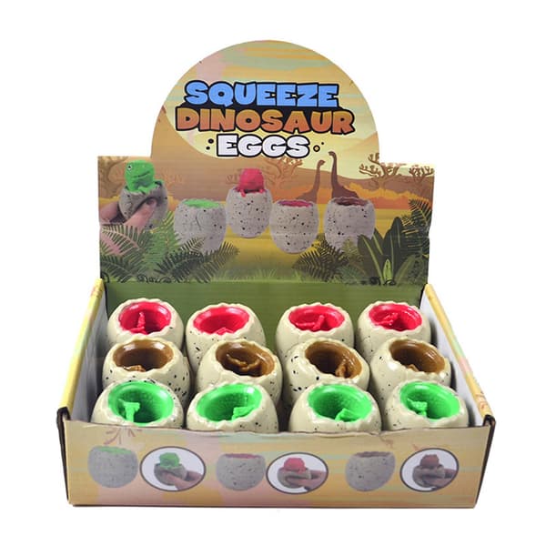 Dinosaur Egg Squeeze Cup Toy Nyhet Sensorisk Dekompresjonsleke for Barn A