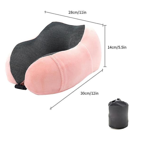 Resenackkudde Memory Foam U-formad Nackstöd Resekuddar Ny A