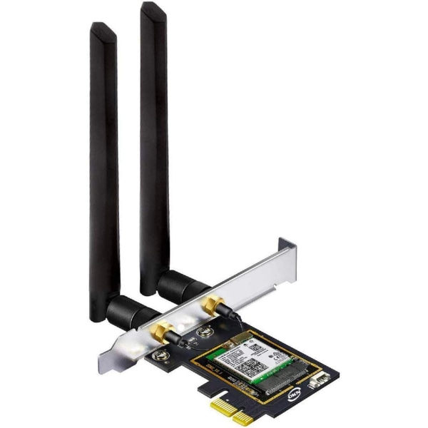 WiFi 6 AX3000 PCIe WiFi-kort for PC med BT 5.1, 802.11ax Dual