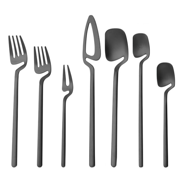 Rustfrie stålespresso-skjeer for kaffe, sukker, dessert og kake