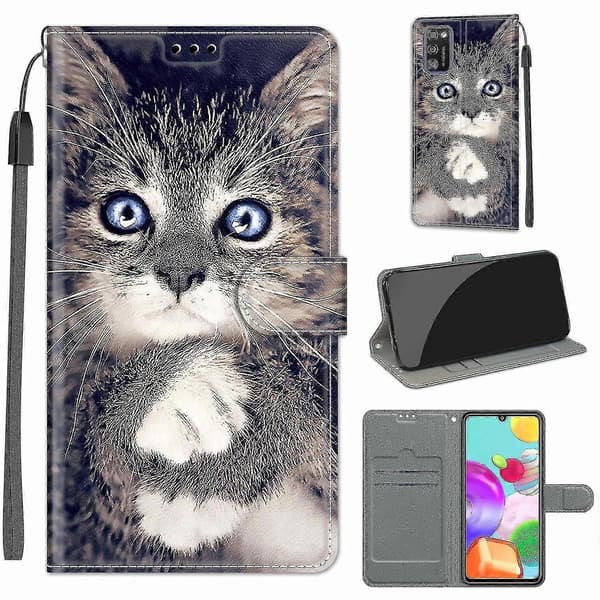 Samsung Galaxy A41 Kissa-puhelinkotelo A