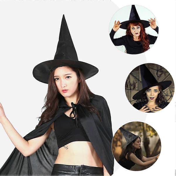 Halloween Heksehat Kostume Tilbehør 10 Stk. Hatte A