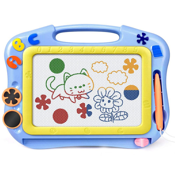 FLY2SKY Magneettinen piirtotaulu Lapsille Magna Doodle Taulu Matkustaa Si