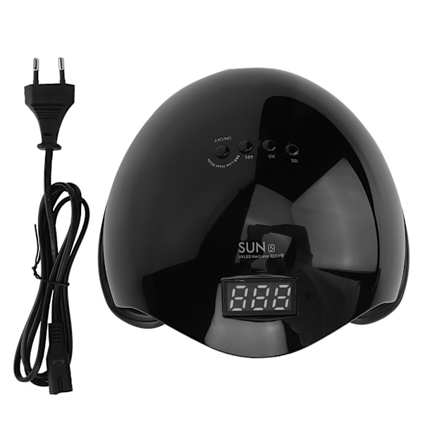 48W Intelligent LED UV Gel Nagellackstorklampa Nagelhärdningsmaskin Manikyrverktyg (EU-kontakt)