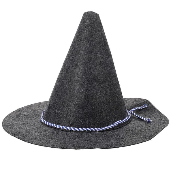 Halloween Heksehat Gråt Filtmateriale Halloween Kostume Hat Rekvisit A